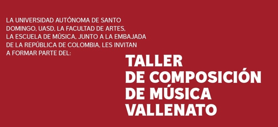 Invitación al Taller de Composición de Música Vallenata 