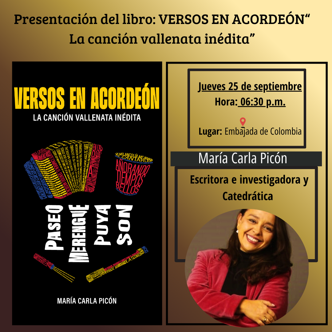 Presentación del Libro: "Versos en Acordeón - La Canción Vallenata Inédita"