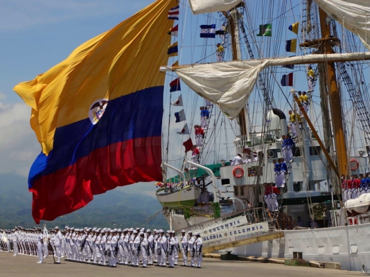 La Embajada de Colombia en República Dominicana lo invita a visitar El Buque Escuela ARC ”Gloria”