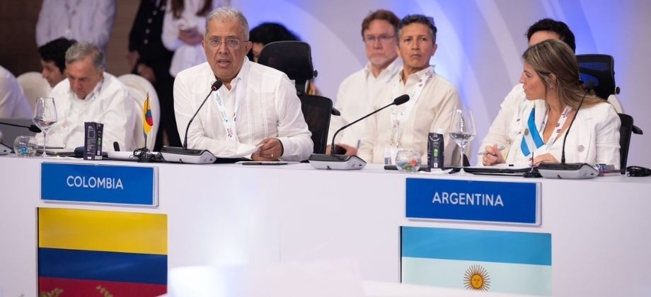 Vicecanciller Francisco Coy representó a Colombia en la Reunión de los Ministros de Asuntos Exteriores y Jefes de Delegación de la XXVIII Cumbre Iberoamericana